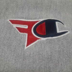 Faze Clan X Champion Reverse Weave Embroidered Hoodie Men’s Size Large